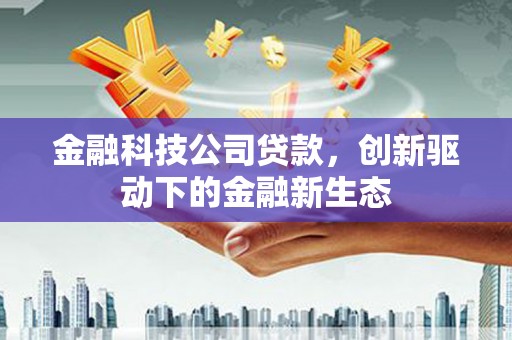 临翔金融科技公司贷款，创新驱动下的金融新生态