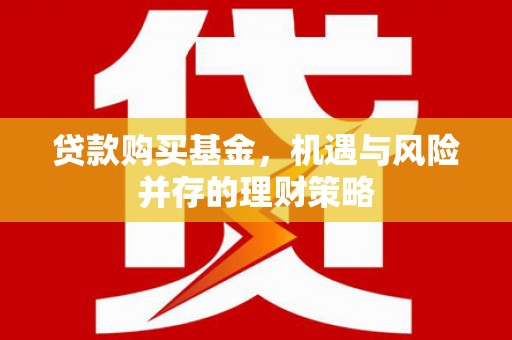 靖西贷款购买基金，机遇与风险并存的理财策略