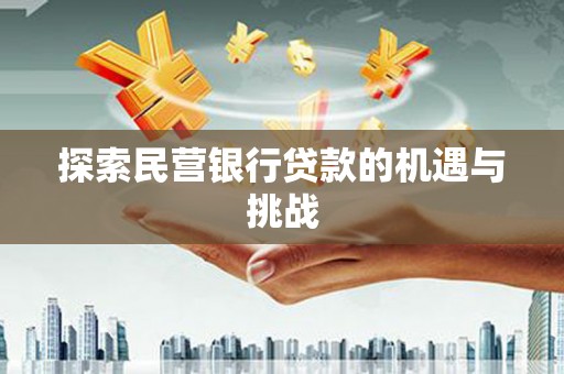 南陵探索民营银行贷款的机遇与挑战