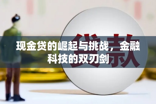 东西湖现金贷的崛起与挑战，金融科技的双刃剑