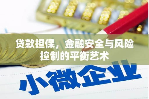 马尔康贷款担保，金融安全与风险控制的平衡艺术