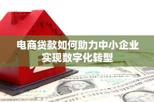 伊春电商贷款如何助力中小企业实现数字化转型