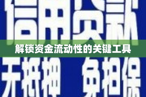 美姑解锁资金流动性的关键工具