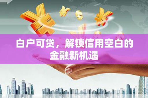 临漳白户可贷，解锁信用空白的金融新机遇