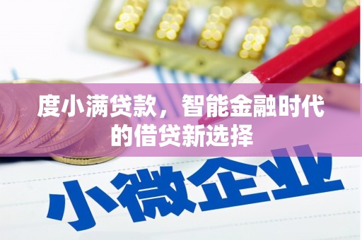 大林度小满贷款，智能金融时代的借贷新选择