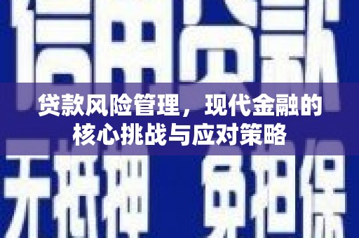 和田县贷款风险管理，现代金融的核心挑战与应对策略
