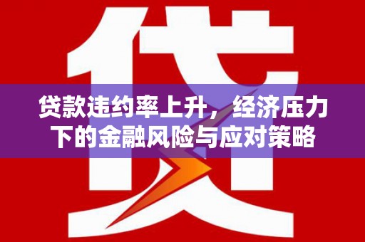 泽普贷款违约率上升，经济压力下的金融风险与应对策略
