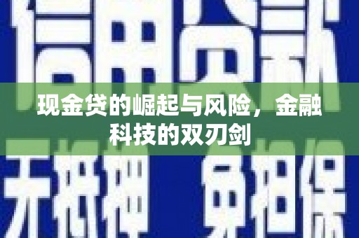 七星现金贷的崛起与风险，金融科技的双刃剑