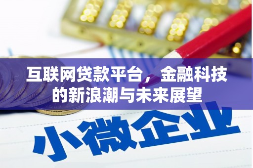 龙安互联网贷款平台，金融科技的新浪潮与未来展望