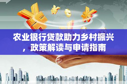 林周农业银行贷款助力乡村振兴，政策解读与申请指南