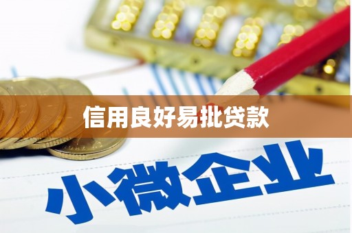 江宁信用良好易批贷款