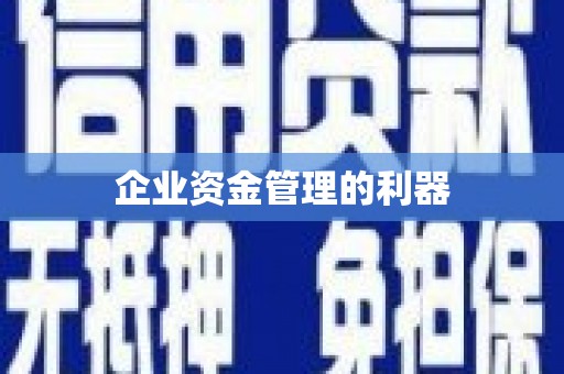 达茂旗企业资金管理的利器